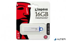 Kingston Pendrive, 16GB, USB 3.0, &quot;DTI G4&quot;, kék