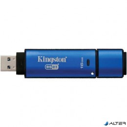 Kingston Pendrive, 16GB, USB 3.0, &quot;DTVP30AV&quot;, kék