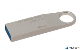 Kingston Pendrive, 16GB, USB 3.0, 100/15 MB/sec, fém ház, &quot;DataTraveler SE9 G2&quot;