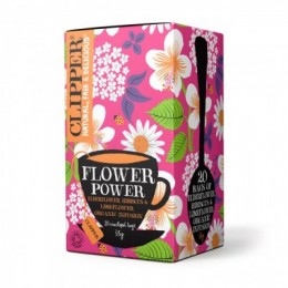 Clipper bio Flower Power bodza-lime tea, 20 filter
