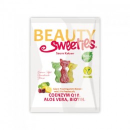 Beauty Sweeties gluténmentes vegán gumicukor cicák, 125 g