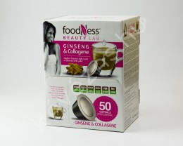 Foodness Ginseng és Kollagén ital, 10 db Dolce Gusto kompatibilis kapszula
