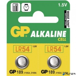 GP ELEM GOMB (189-C5, LR1130) 1,5V LR54