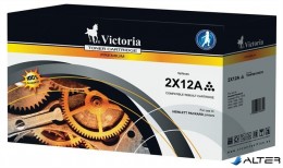 VICTORIA Q2612AD Lézertoner LaserJet 1010, 1015, 1018 nyomtatókhoz, 12A, fekete, 2*2k