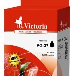 VICTORIA PG-37 Tintapatron Pixma iP1800, 2500, MP210 nyomtatókhoz, , fekete, 12ml