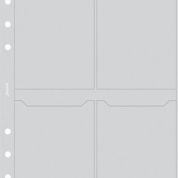 FILOFAX Kalendárium betét, kártyatartó, personal méret,