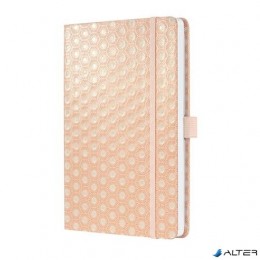 SIGEL Naptár, A5, heti, 2019, kemény borító, &quot;Jolie&quot;, Apricot Shimmer