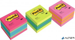 Post-it Öntapadós jegyzet 3M LP2051P 51x51mm mini kocka vegyes pink 400 lap