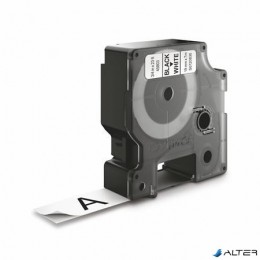 DYMO Feliratozógép szalag, 19 mm x 7 m, "D1", fehér-fekete