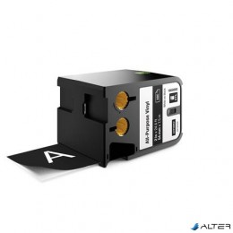 DYMO Feliratozógép szalag, vinil, 54 mm x 7 m, , "XTL", fekete-fehér