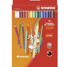 STABILO SZÍNESCERUZA COLOR SWANO 18-AS