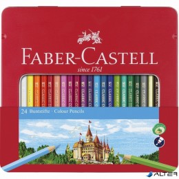 FABER CASTELL Színesceruza Faber-Castell fémdobozban 24-es készlet