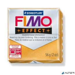 FIMO Gyurma, 56 g, égethető, &quot;Effect&quot;, metál arany