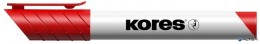 KORES Tábla- és flipchart marker, 1-3 mm, kúpos, &quot;K-Marker&quot;, piros