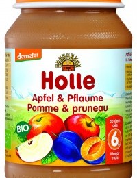 Holle bio bébiétel, alma szilvával 190 g