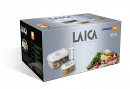 Laica 3db -os prémium vákuumozható doboz szett 2L-es négyzet + 0,5 L-es téglalap doboz + pumpa