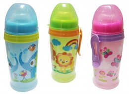 LORELLI Zoo Clip N Go csepegésmentes itató 360ml
