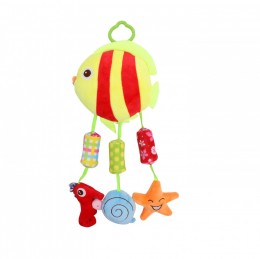 LORELLI Toys készségfejlesztő plüss játék - halacska