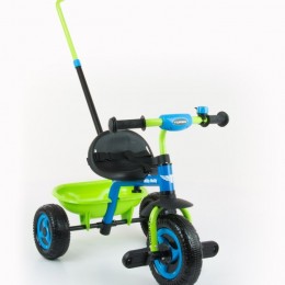 MILLY MALLY Gyerek háromkerekű bicikli Boby TURBO blue-green