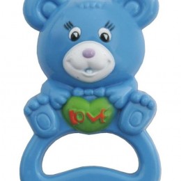 Baby Mix Gyermek csörgő maci kék