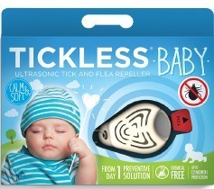 Tickless Ultrahangos kullancsriasztó baby fehér/kék