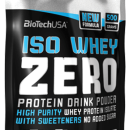 BioTech USA BioTech Iso Whey ZERO Lactose Free fehérje készítmény, Piña colada ízesítés, 500 g