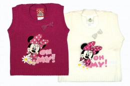 Disney Minnie baba, gyerek kötött mellény (Méret: 74-116)