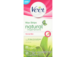 VEET hideggyanta szalagok Natural Inspirations természetes aloe verával normál/száraz bőrre (20db)
