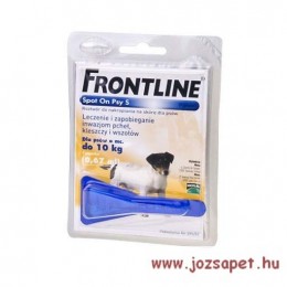 Frontline 3db Frontline Spot On S kullancs, bolha ellen kistestű (2-10kg) kutya számára