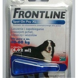 Frontline 3db Frontline Spot On XL kullancs, bolha ellen közepes (40kg feletti) kutya számára
