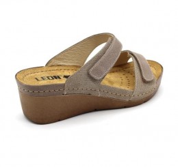 Leon Comfortstep 1040 barna női bőr papucs 36-41