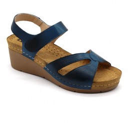 Leon Comfortstep Leon Comfortstep 1056 kék női bőr szandál 36-41