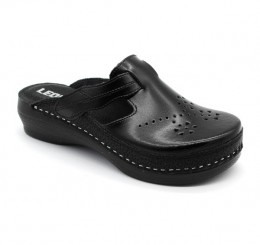 Leon Comfortstep Leon Comfortstep PU 156 fekete női bőr papucs 36-41