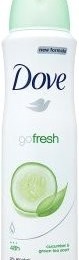 Dove Go Fresh uborka- és zöldtea-illatú izzadásgátló dezodor 150 ml (Női dezodor)