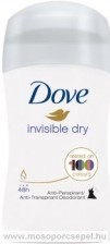 Dove Invisible Dry izzadásgátló stift dezodor 40 ml (Női stift dezodor)