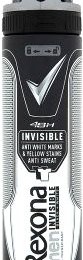 Rexona Men Invisible Black + White 48H férfi izzadásgátló dezodor 150 ml