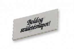 Boldog Születésnapot! marcipán tábla