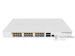 MIKROTIK CRS328-24P-4S+RM 24port GbE LAN PoE 4xSFP+ port Rackmount Cloud Router Switch