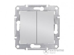 SCHNEIDER Schnedier Electric Sedna 106+6 süllyesztett váltókapcsoló, alumínium (SDN0600160)