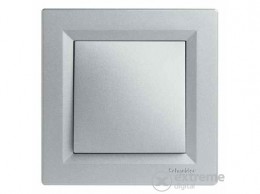 SCHNEIDER Schnedier Electric Sedna N101 süllyesztett egypólusú kapcsoló, alumínium (SDN0700160)