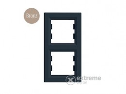 SCHNEIDER Electric Asfora kettes keret, bronz (EPH5810269)