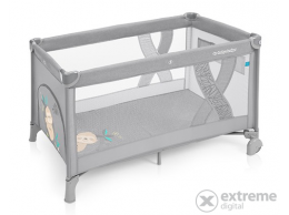 BABY DESIGN Simple fix utazóágy, 07 Light Grey 2019