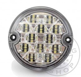 TruckerShop LED lámpa kerek tolató 12/24V csatlakozós
