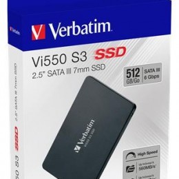 Verbatim SSD (belső memória), 512GB, SATA 3, 535/560MB/s, &quot;Vi550&quot;