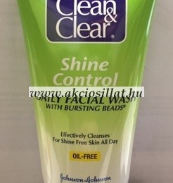 Clean &amp; Clear Shine Control arclemosó 150ml