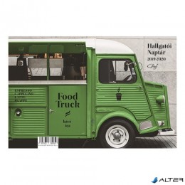 TOPTIMER Hallgatói zsebkönyv Prof papírborító A/5 heti Food Truck 2019-2020