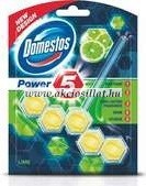 DOMESTOS Power 5 Lime Wc frissítő blokk 55g