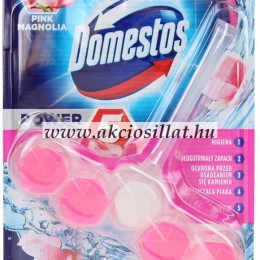 DOMESTOS Power 5 Pink Magnolia Wc frissítő blokk 55g