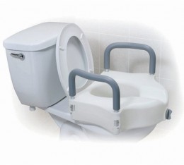 Karfás WC magasító (kivehető karfával), 13 cm-es, tető nélküli, 135 kg-ig