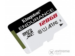 Kingston High Endurance 128GB microSDHC memóriakártya, Class 10, A1, UHS-I (SDCE/128GB)